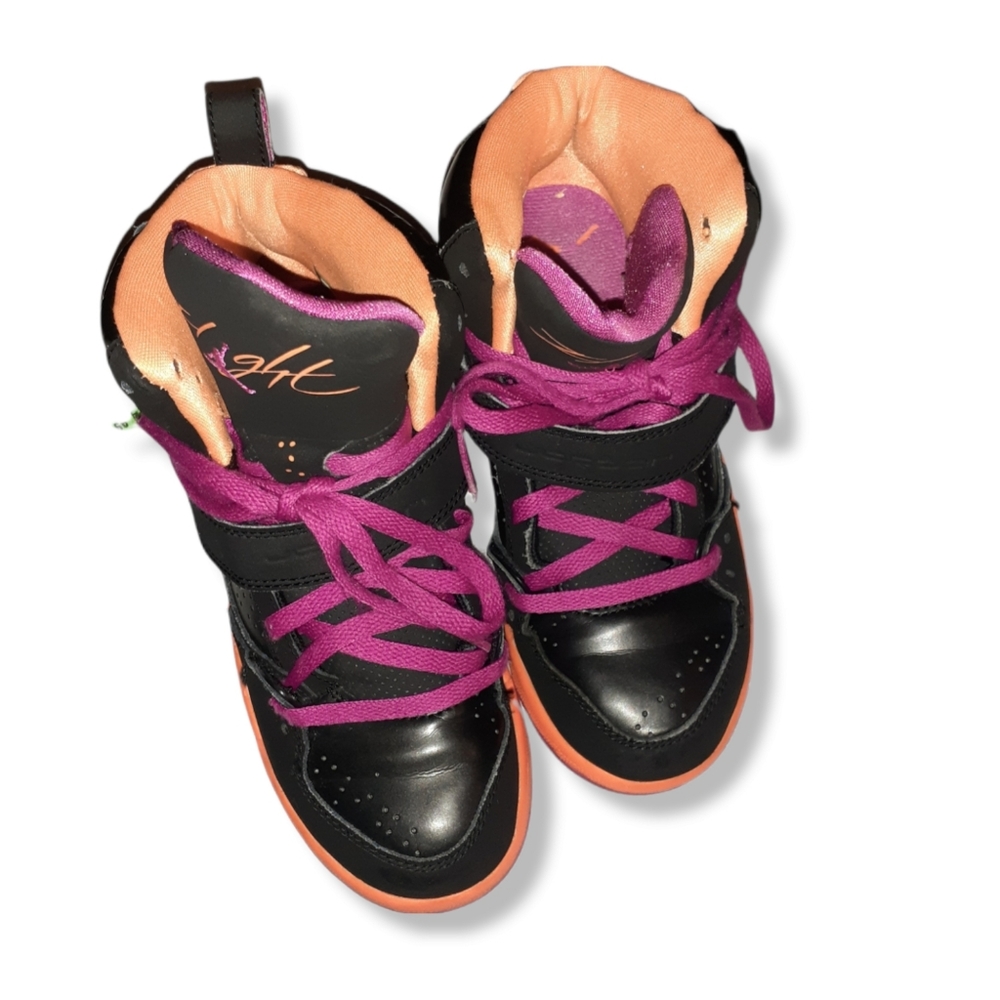 * Jordan flights kids, Black, Orange, Pink
